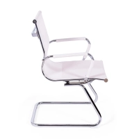 Stoel Mesh Lowback Fixed Edition | Ademende, moderne vergaderstoel