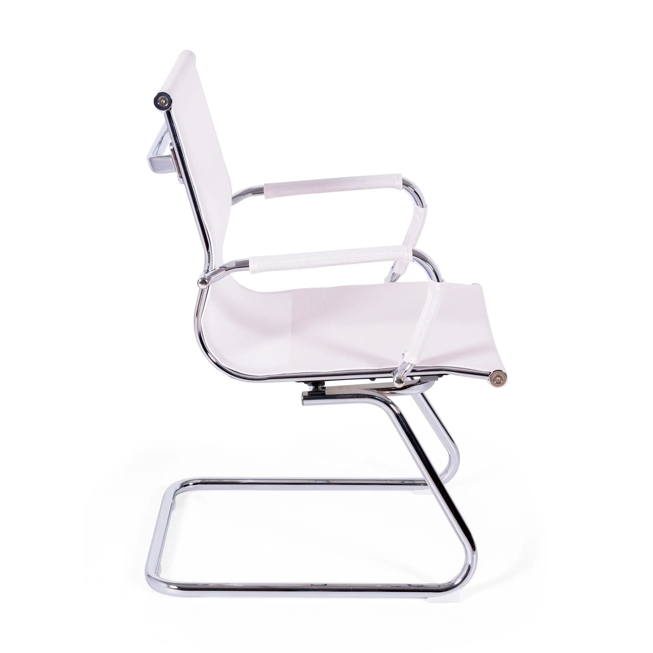 Stoel Mesh Lowback Fixed Edition | Ademende, moderne vergaderstoel