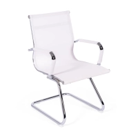 Stoel Mesh Lowback Fixed Edition | Ademende, moderne vergaderstoel