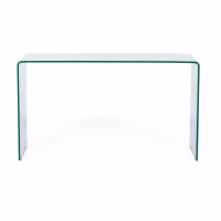 Nachtkastje Ice Console : 12 mm helder gehard glas
