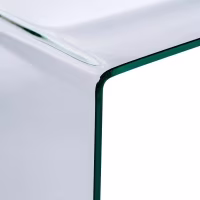 Nachtkastje Ice Console : 12 mm helder gehard glas