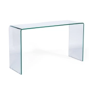 Konsolentisch Ice Console : 12 mm klares gehärtetes Glas