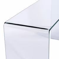 Nachtkastje Ice Console : 12 mm helder gehard glas