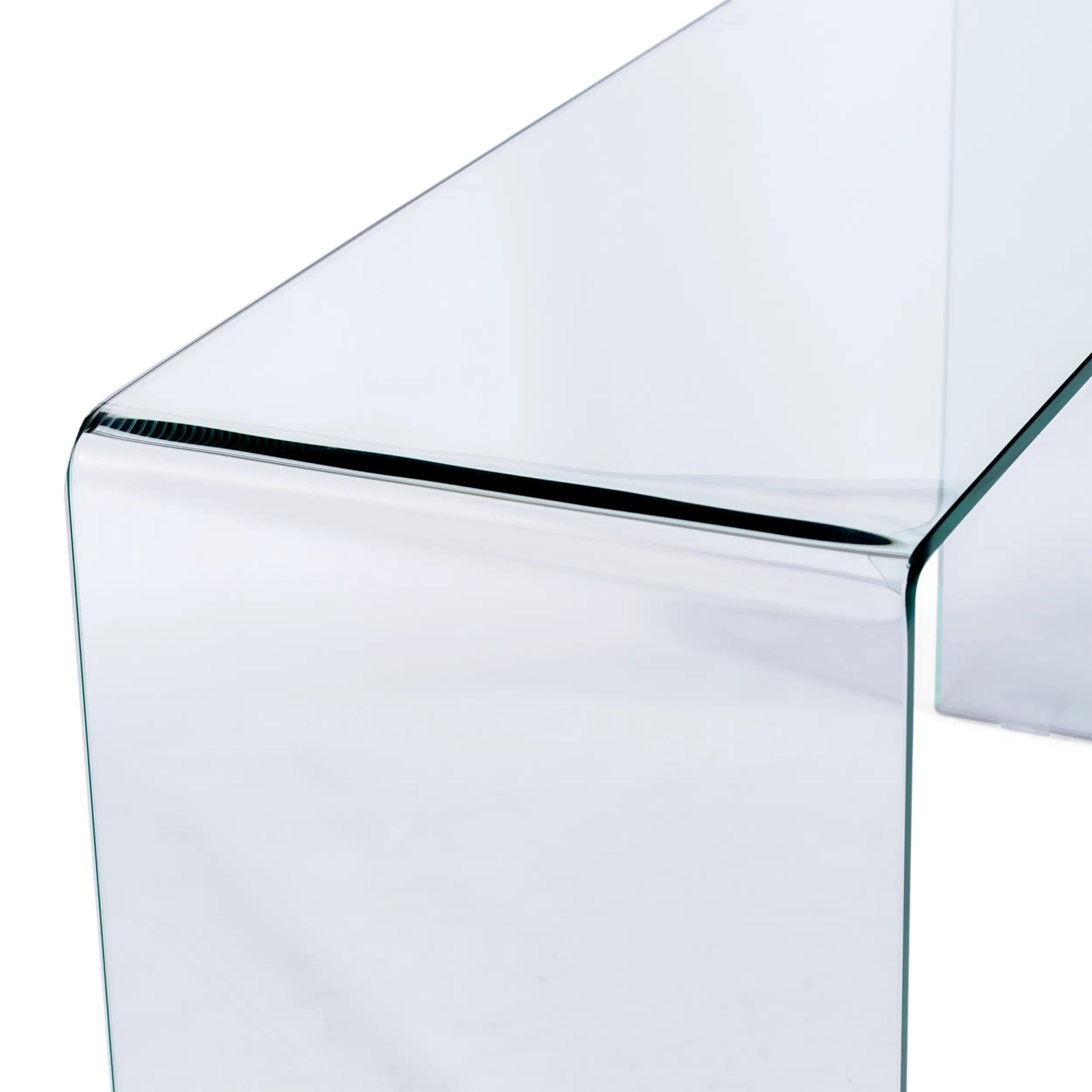 Konsolbord Ice Console : 12 mm klart härdat glas