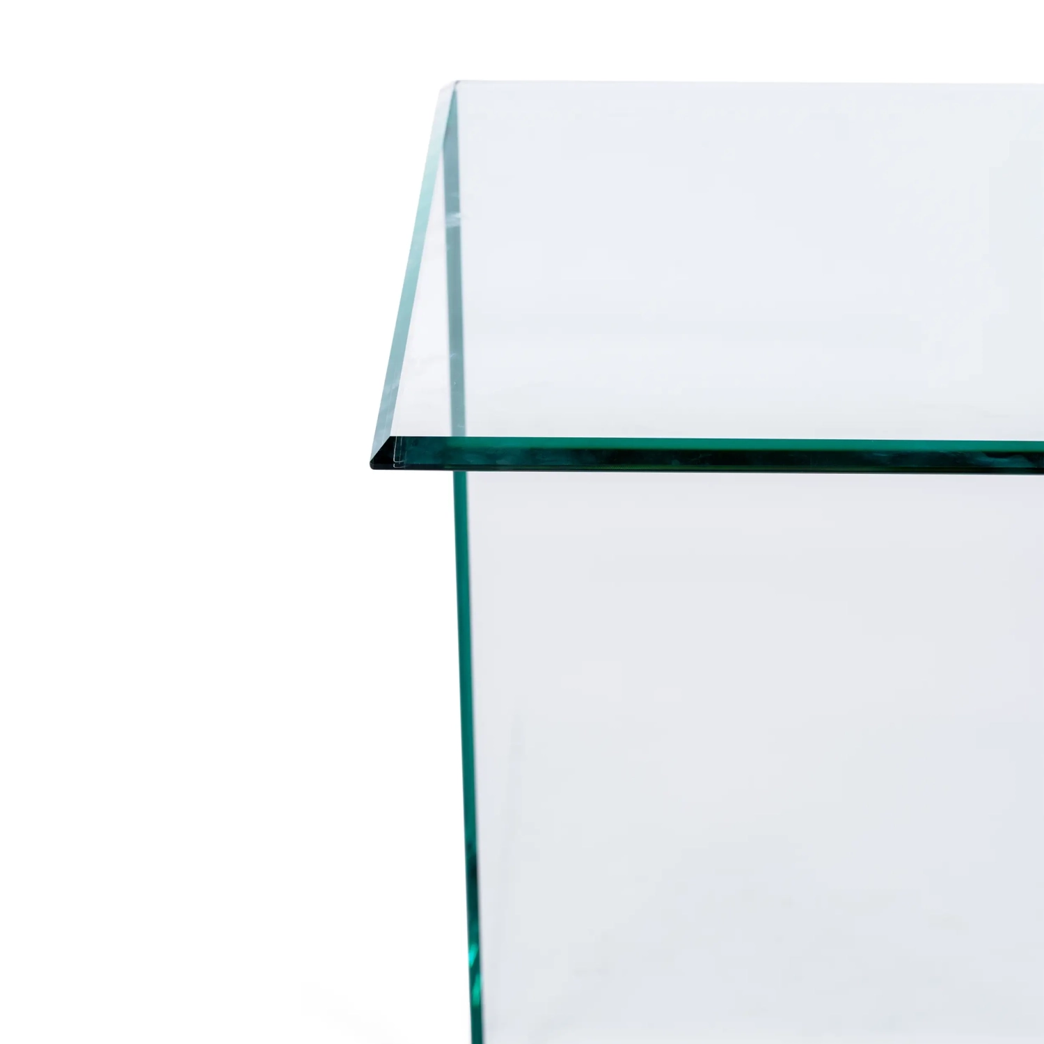 Mesa Ice Side | Mesa auxiliar y de centro en cristal templado