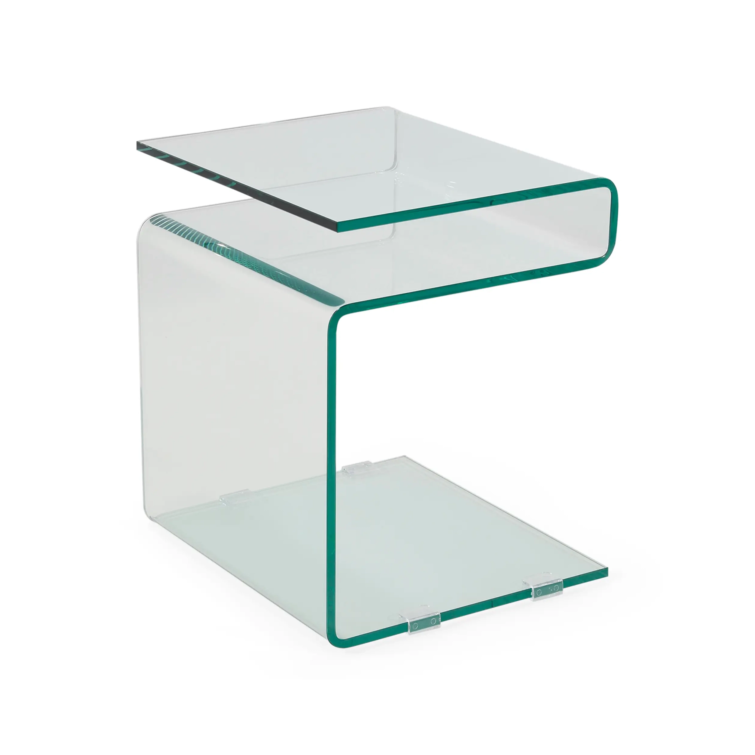 Winter Side Table | Beistelltisch und Couchtisch aus gehärtetem Glas