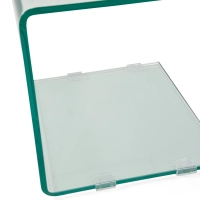 Winter Side Table : Side table and coffee table in tempered glass