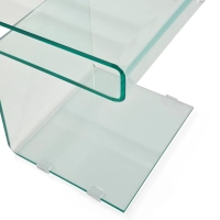 Winter Side Table : Side table and coffee table in tempered glass