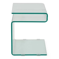 Winter Side Table : Side table and coffee table in tempered glass