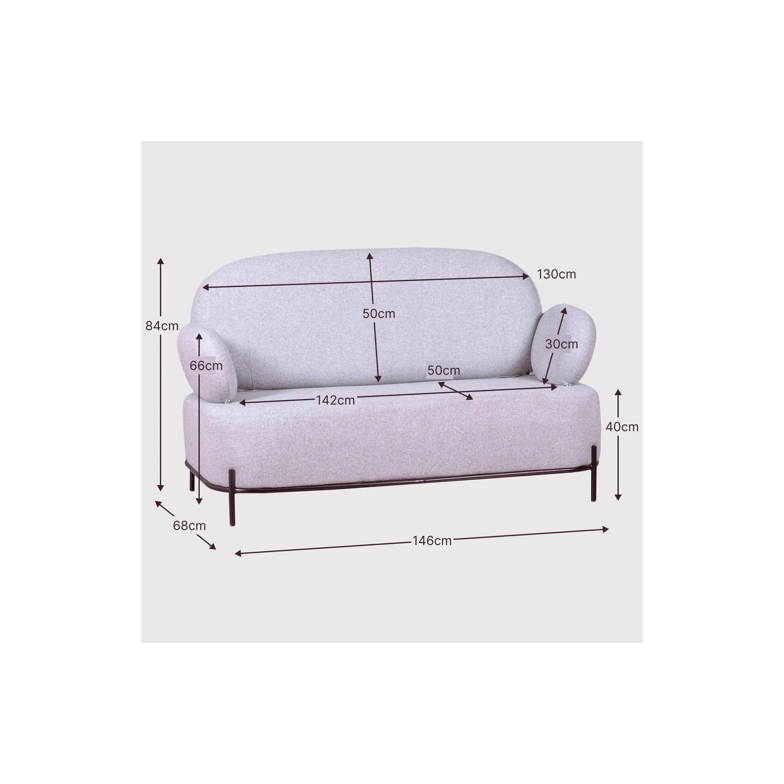 Soffor Clair med armar - Designsoffor - Mobelarium