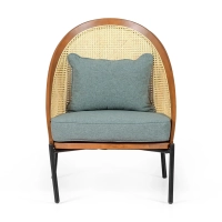 Robin Chair aus natürlichem Rattan - Rattanstühle - Mobelarium