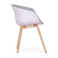 Daxer Chaise couette tapissée en coton - Meubles Concept