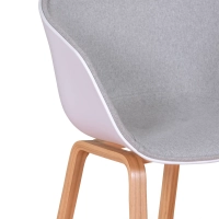 Cadeira edredão Daxer estofada em algodão - Mueble Design