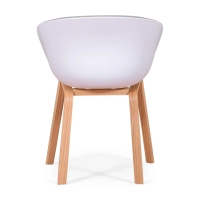 Daxer Duvet Chair gepolstert in Baumwolle - Mobelarium