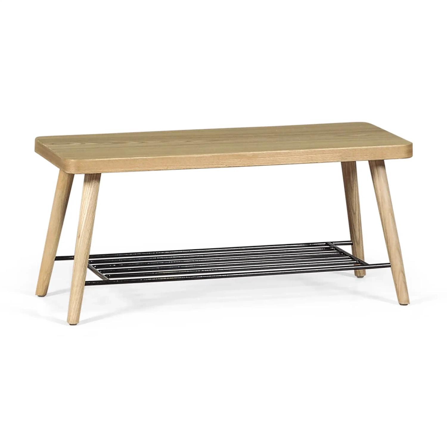 Bristol Beech Wooden Bench Scandinavian - Mueble Design