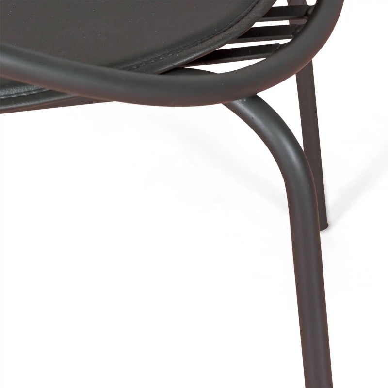 Sedia in metallo Bali - Robusta e moderna per uso interno ed esterno - - Bali Mobilie Design