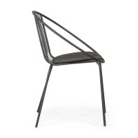 Silla Metálica Bali - Resistente y moderna para exterior e interior - Mueble Design