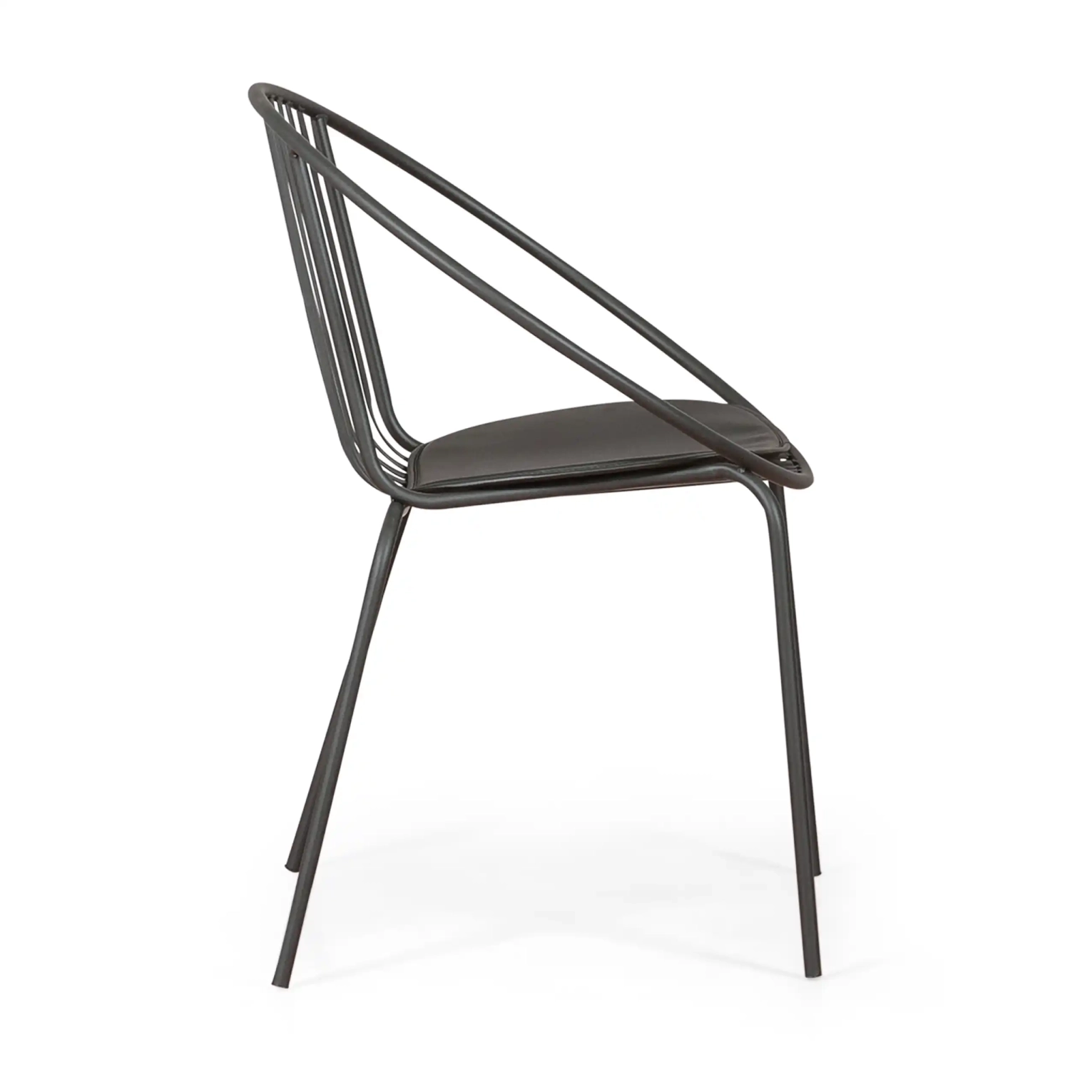 Chaise en métal Bali - Robuste et moderne pour l'intérieur et l'extérieur - - Bali Meubles Concept