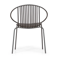 Bali metallstol - Robust och modern för inomhus- och utomhusbruk - - Bali Mobelarium