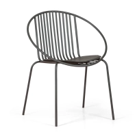 Chaise en métal Bali - Robuste et moderne pour l'intérieur et l'extérieur - - Bali Meubles Concept