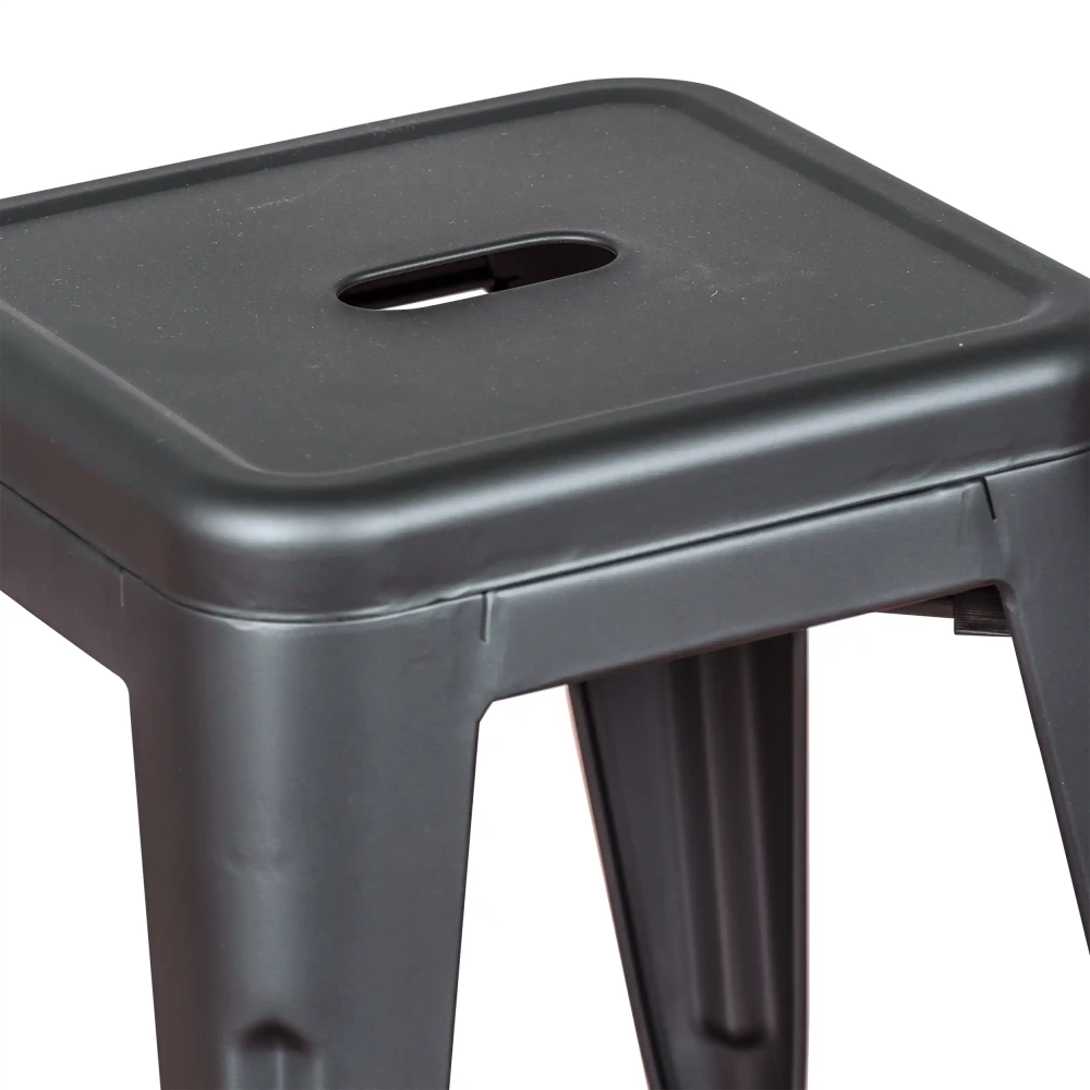 Barstoel industrieel Bistro 45CM Mat - Industriële krukken en stoelen