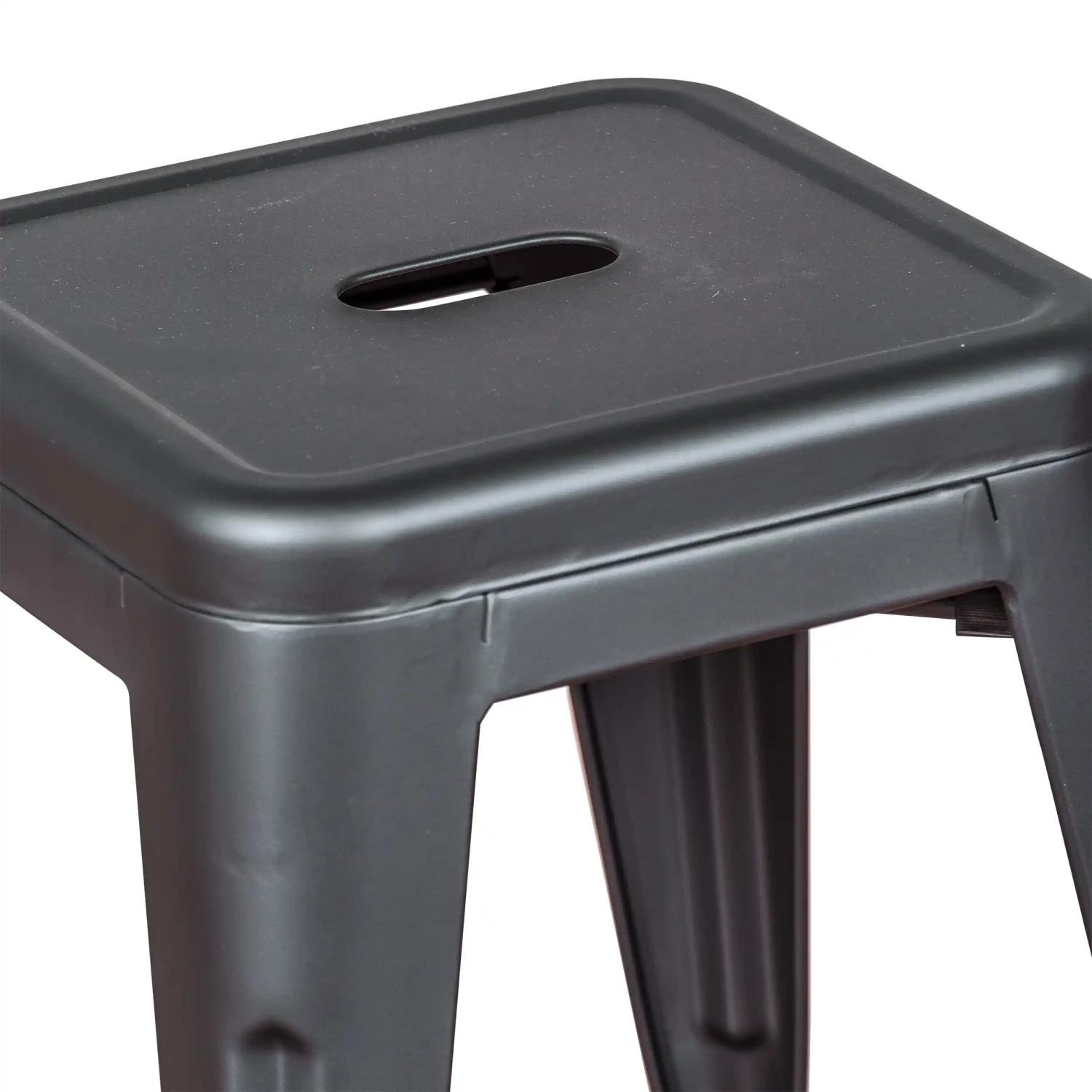Taboret industrialny Bistro 45CM Matt - Industrialne krzesła i taborety