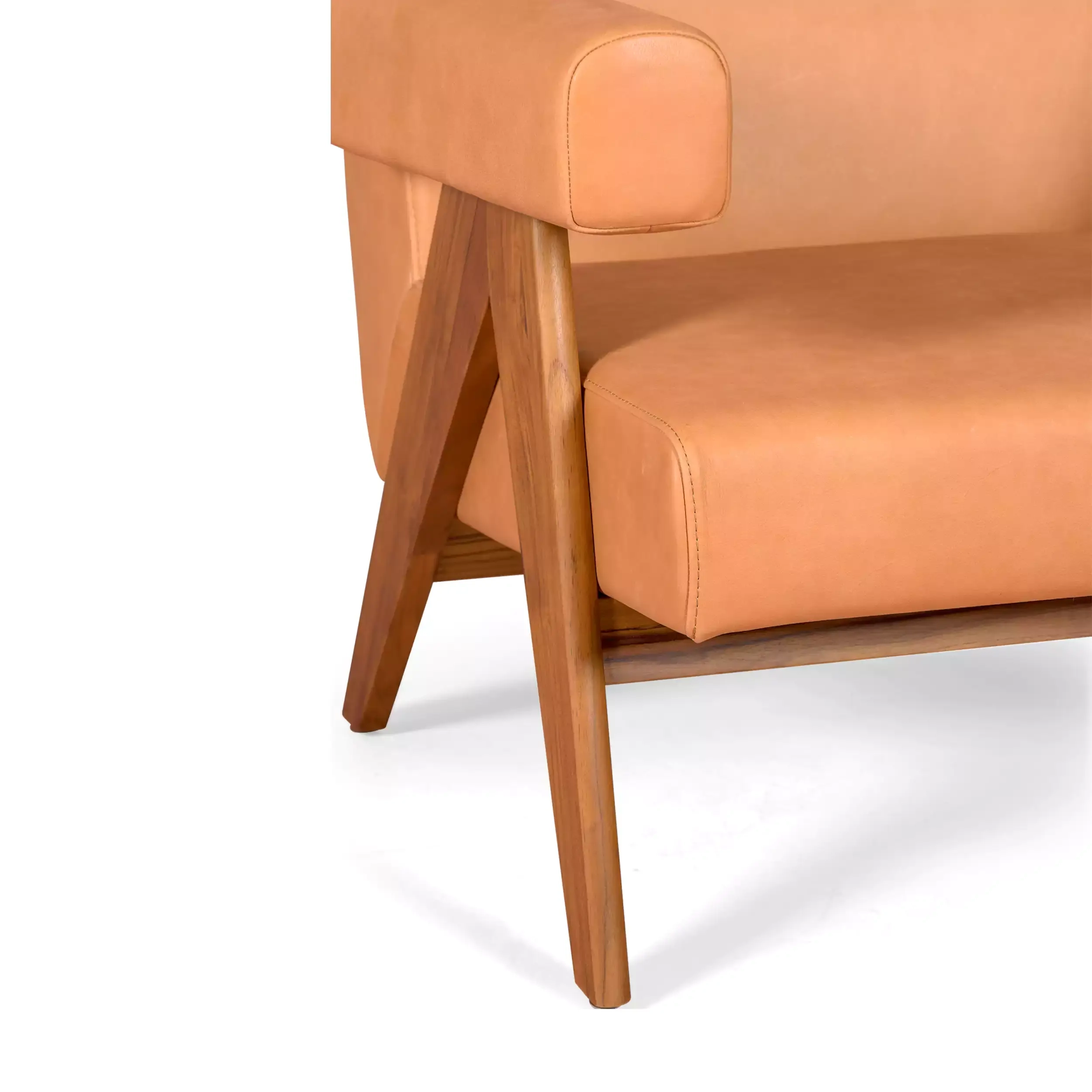 Bekväm loungefåtölj Compass - Retro vintage elegans Mobelarium