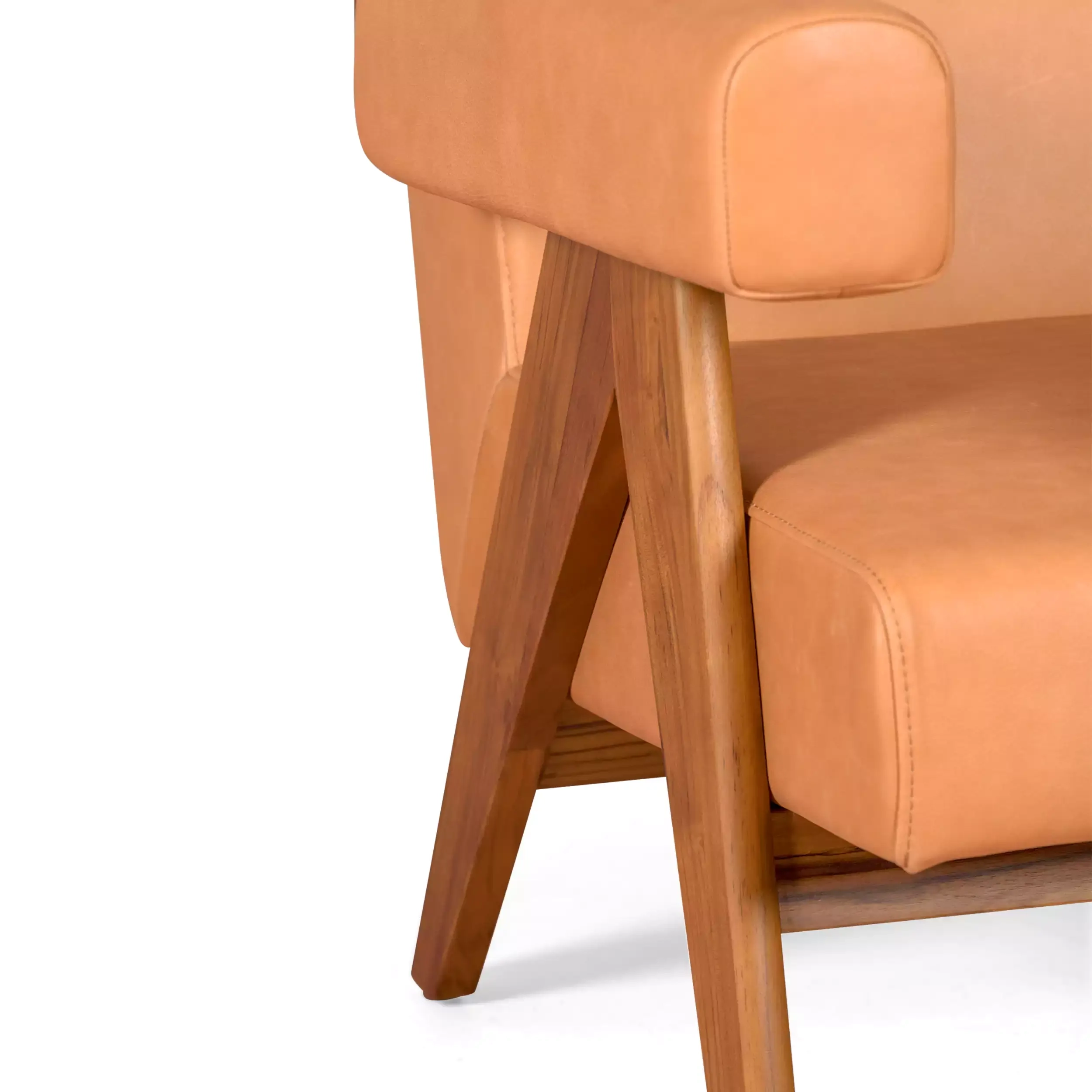 Bekväm loungefåtölj Compass - Retro vintage elegans Mobelarium