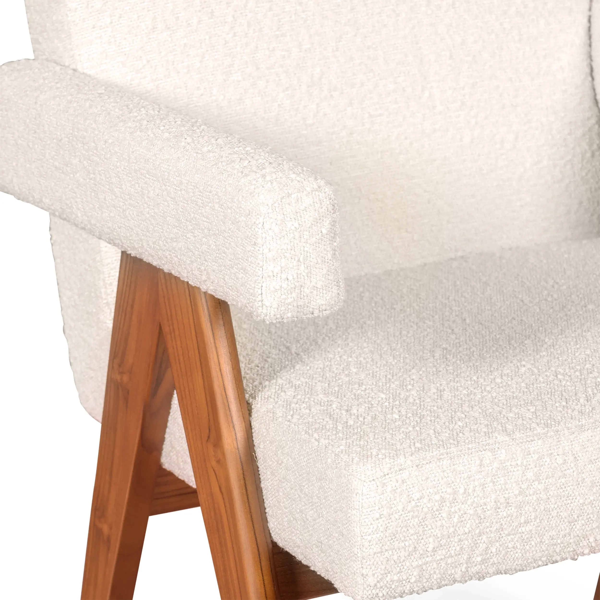 Chair Compass - Vintage Retro Design in Teak Wood - Mobelarium