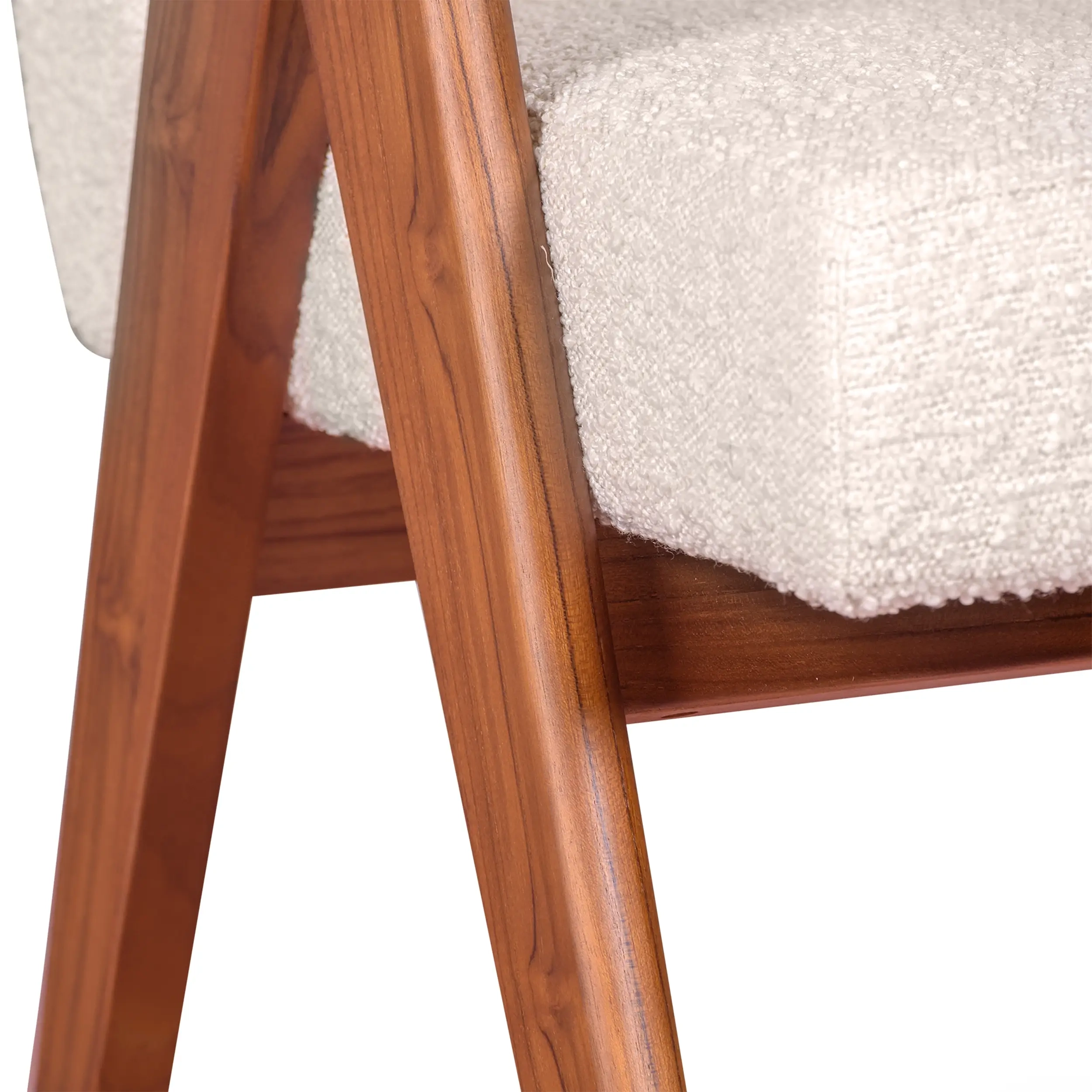 Chair Compass - Vintage Retro Design in Teak Wood - Mobelarium