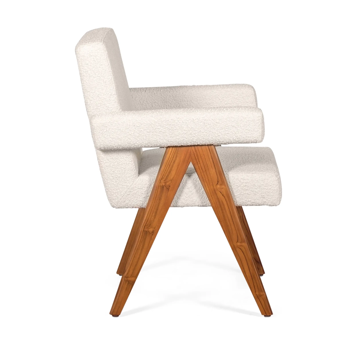 Cadeira Compass - Design retro vintage em madeira de teca - Mueble Design