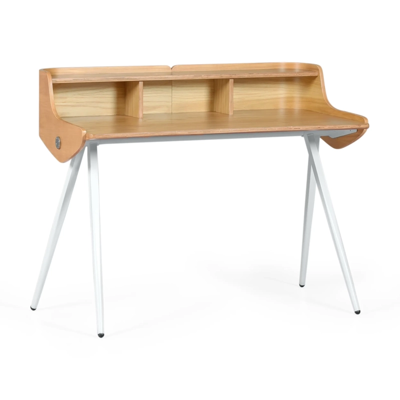 Mesa de secretária Oakland - Madeira de carvalho e design moderno - - Madeira de carvalho e design moderno Mueble Design