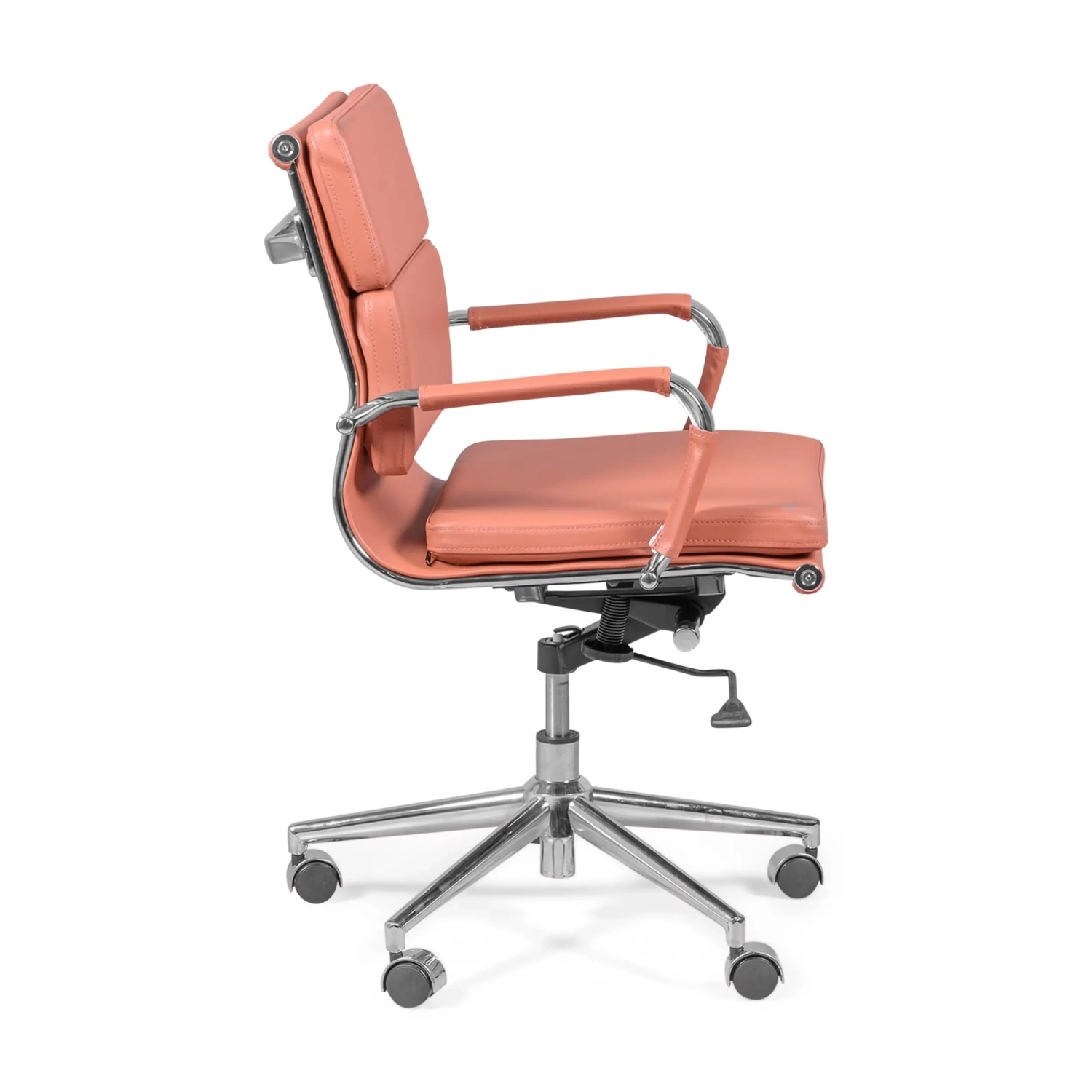 Cadeira de escritório estofada Task Design clássico e conforto moderno