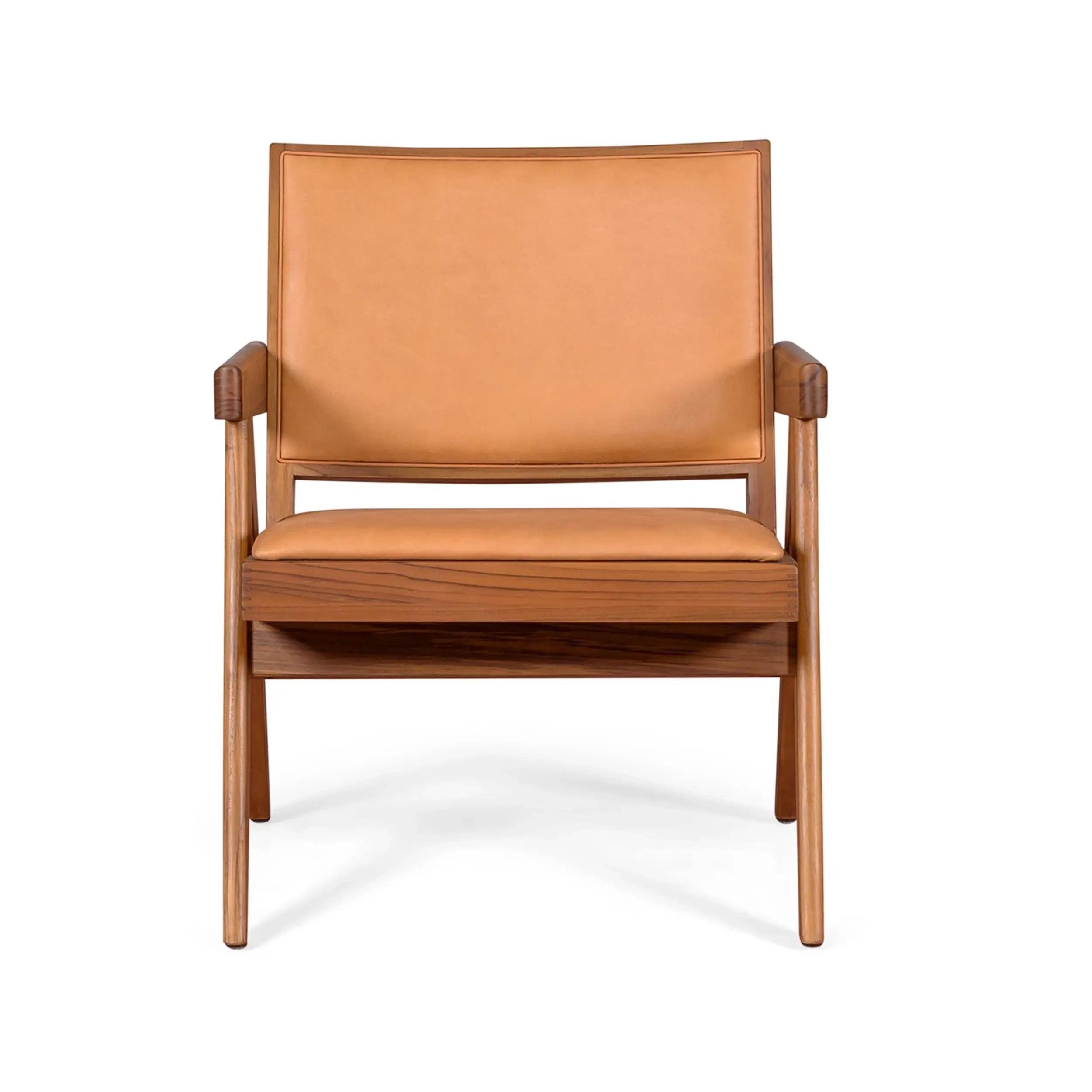 Loungestoel Compass - Retro-vintage in Italiaans leder - - - Poef! Mobelarium