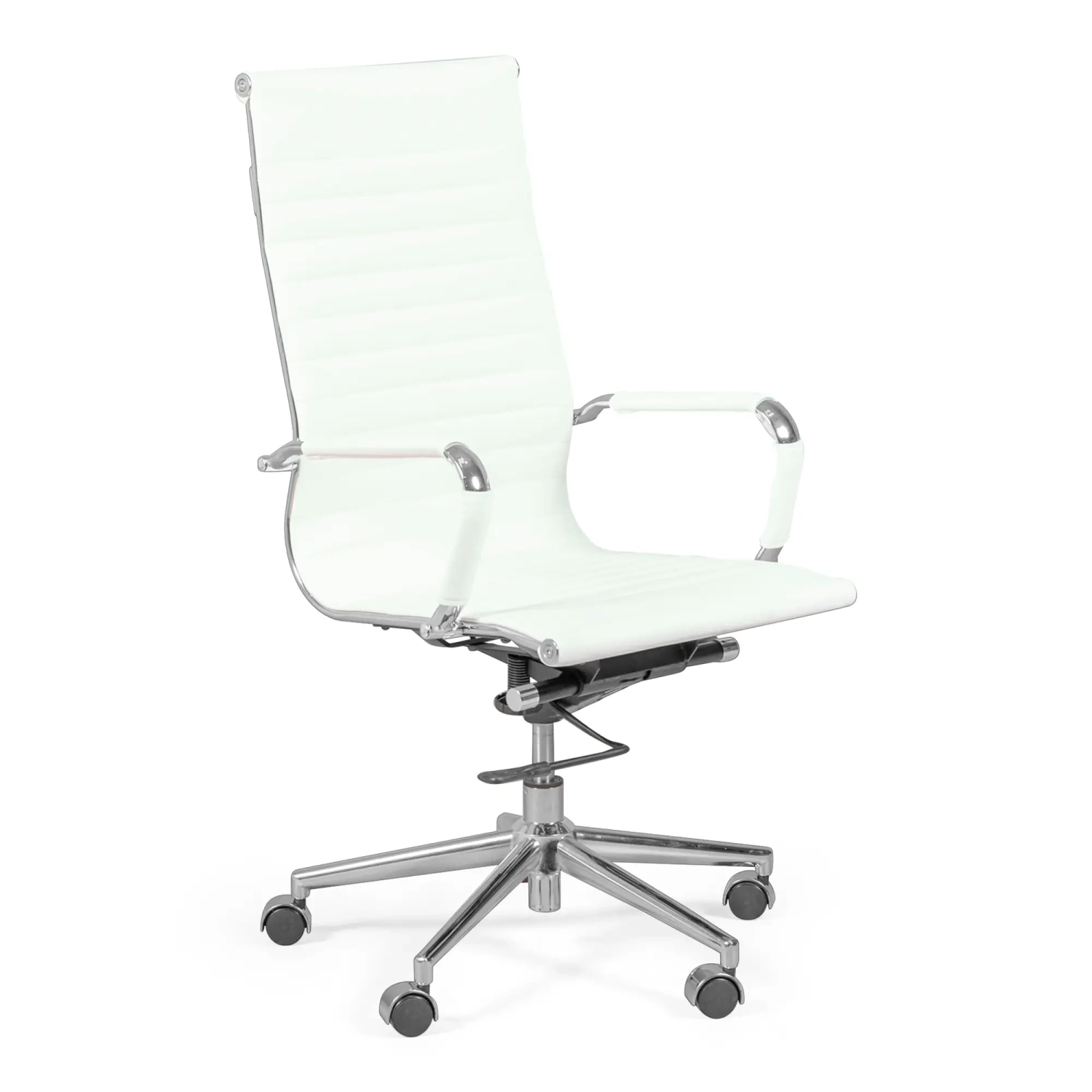 Sedia da ufficio operativa con schienale alto | Ergonomia e design moderno in similpelle