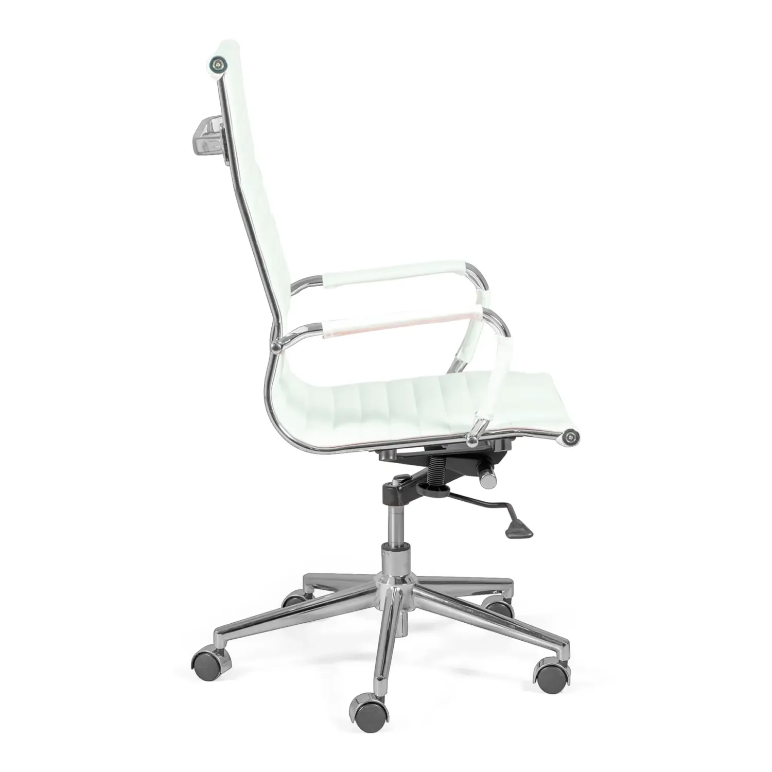 Bureaustoel met hoge rugleuning | Ergonomie en modern ontwerp in kunstleer