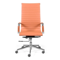 Toimistotuoli korkealla selkänojalla | Ergonomia ja moderni muotoilu keinonahkaa