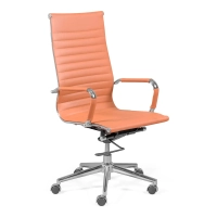 Silla de oficina Task respaldo alto | Ergonomía y diseño moderno en polipiel
