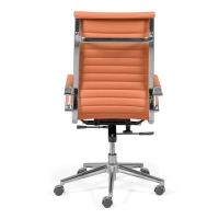 Sedia da ufficio operativa con schienale alto | Ergonomia e design moderno in similpelle