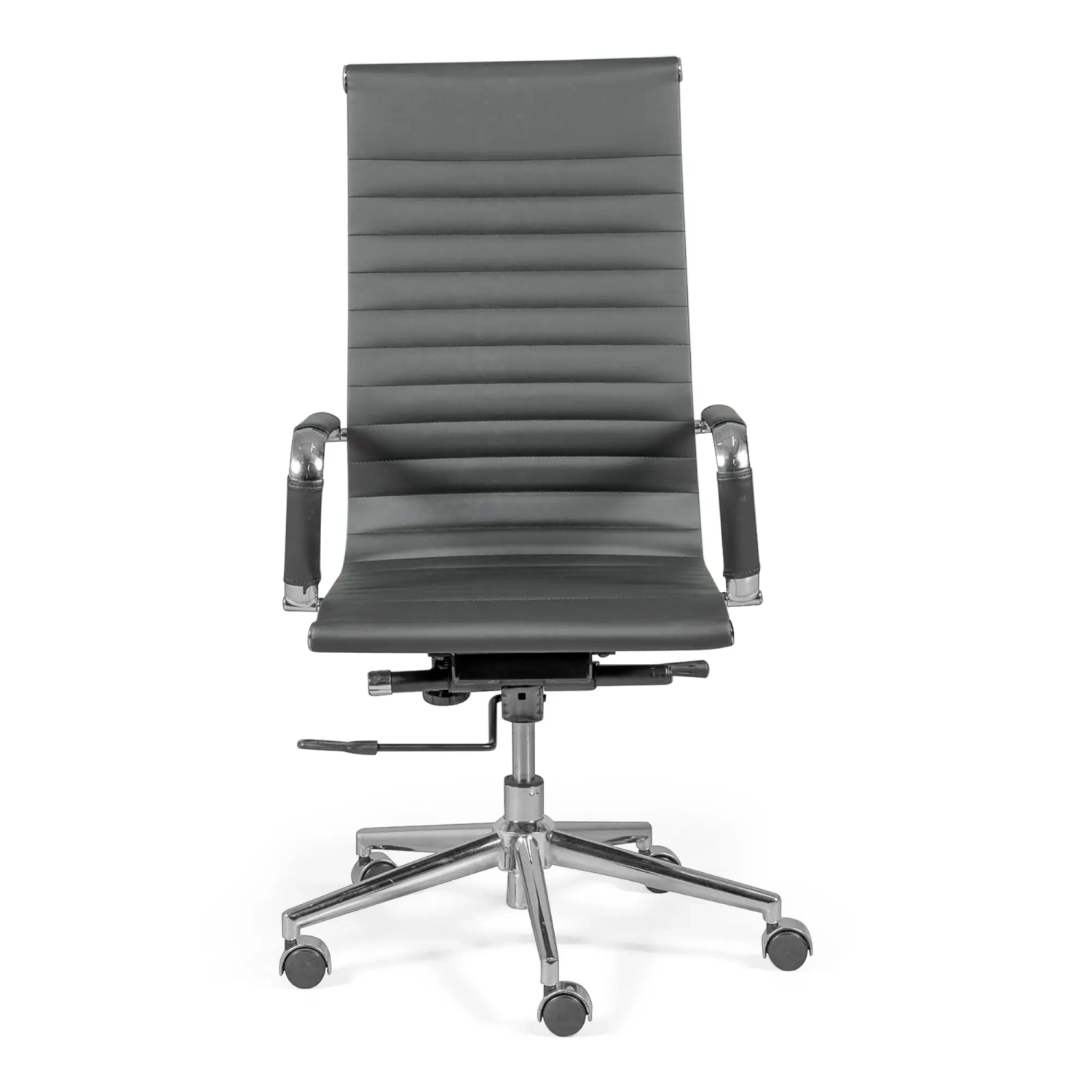 Chaise de bureau avec dossier haut | Ergonomie et design moderne en simili cuir