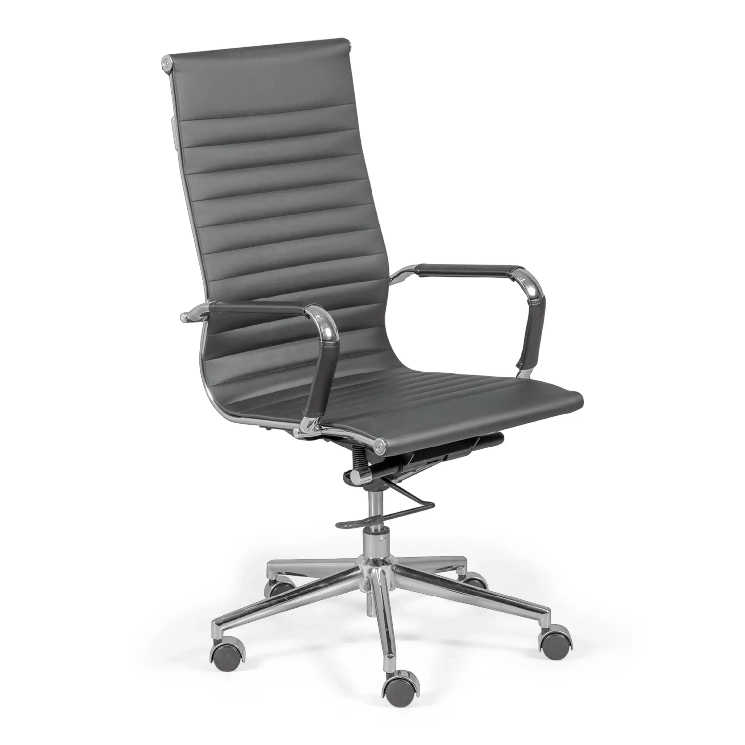 Sedia da ufficio operativa con schienale alto | Ergonomia e design moderno in similpelle