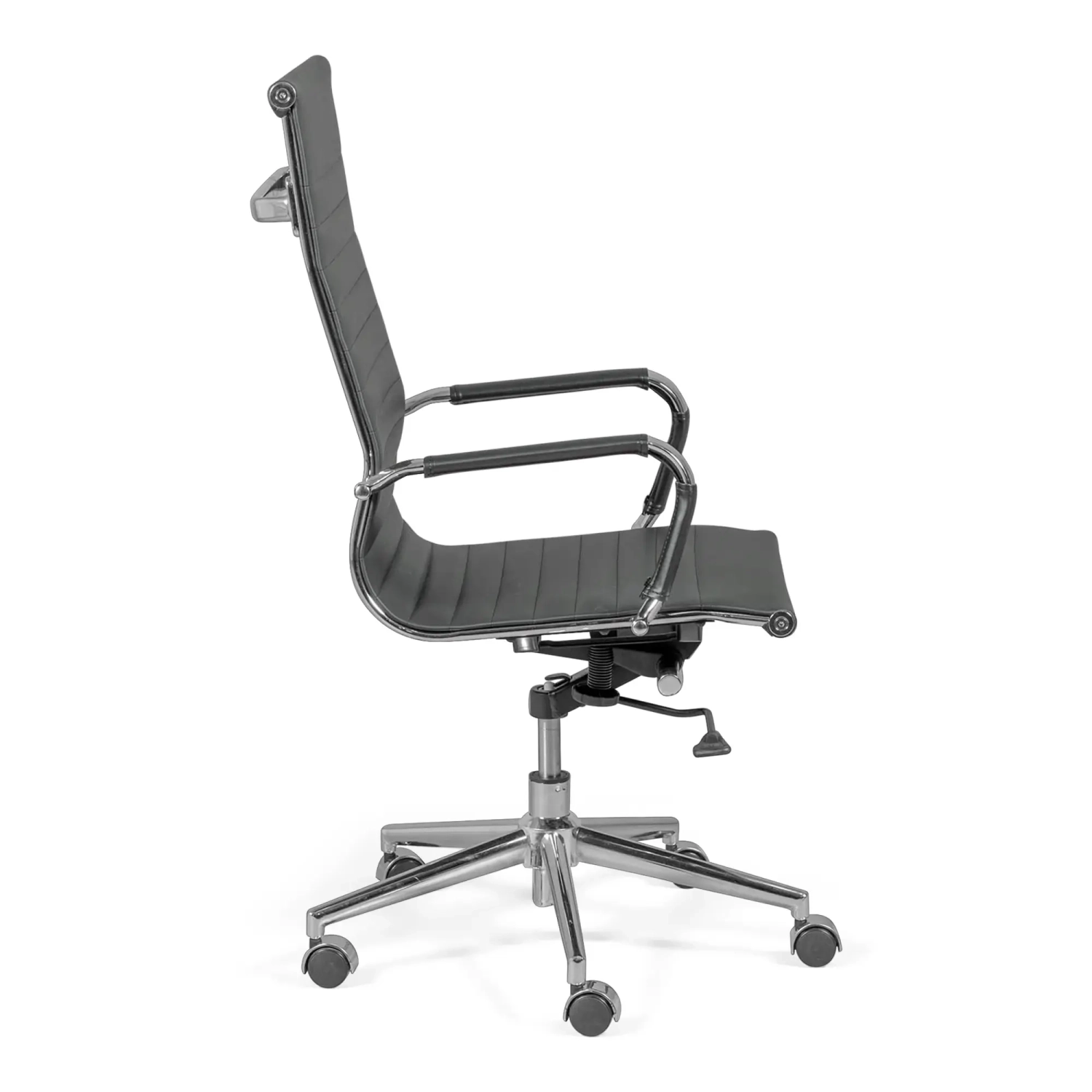 Silla de oficina Task respaldo alto | Ergonomía y diseño moderno en polipiel