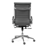 Silla de oficina Task respaldo alto | Ergonomía y diseño moderno en polipiel