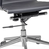 Bureaustoel met hoge rugleuning | Ergonomie en modern ontwerp in kunstleer