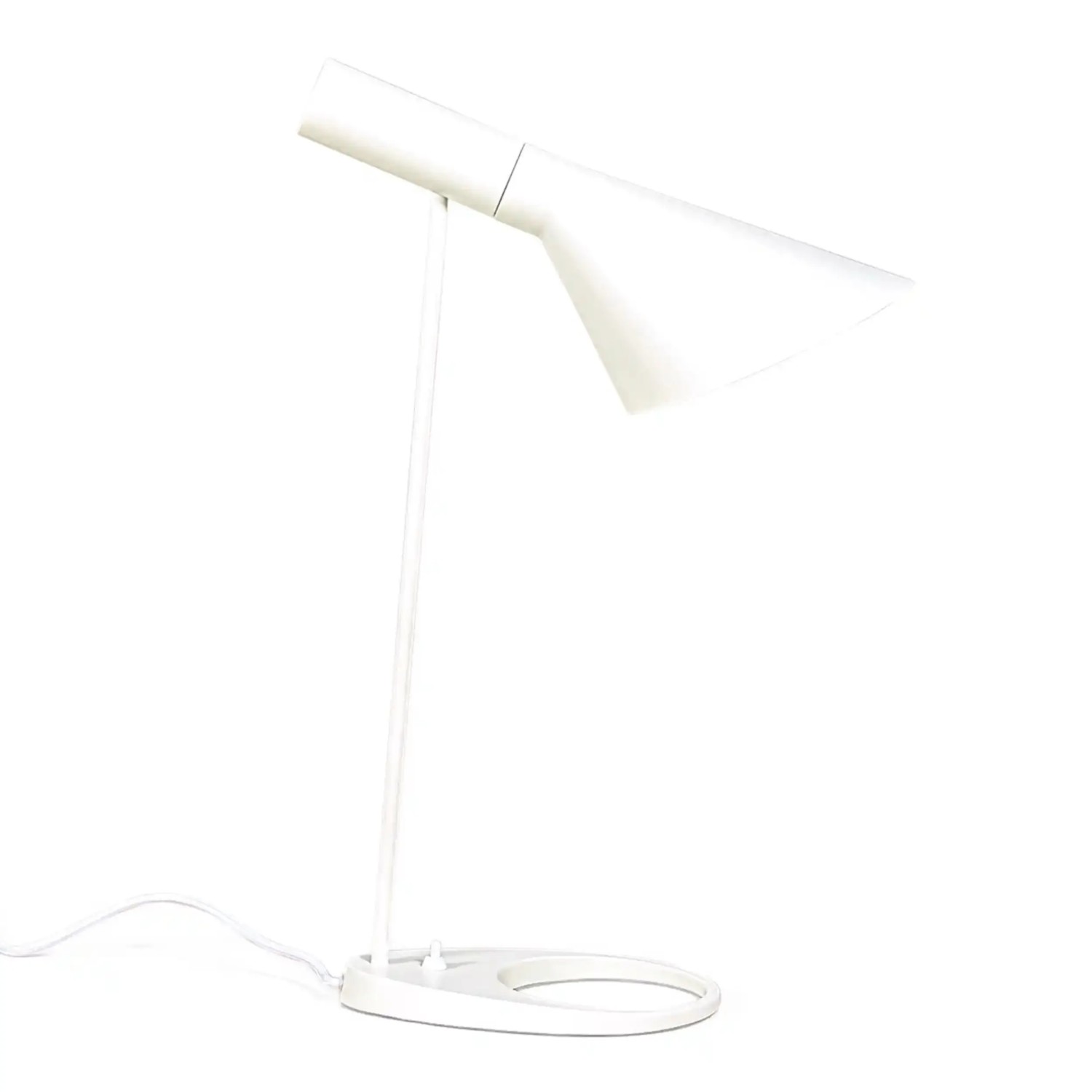 Lampa stołowa Jhon | Stalowy design inspirowany Arne Jacobsenem