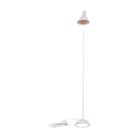 Lampa podłogowa Jhon | Stalowy design inspirowany Arne Jacobsenem