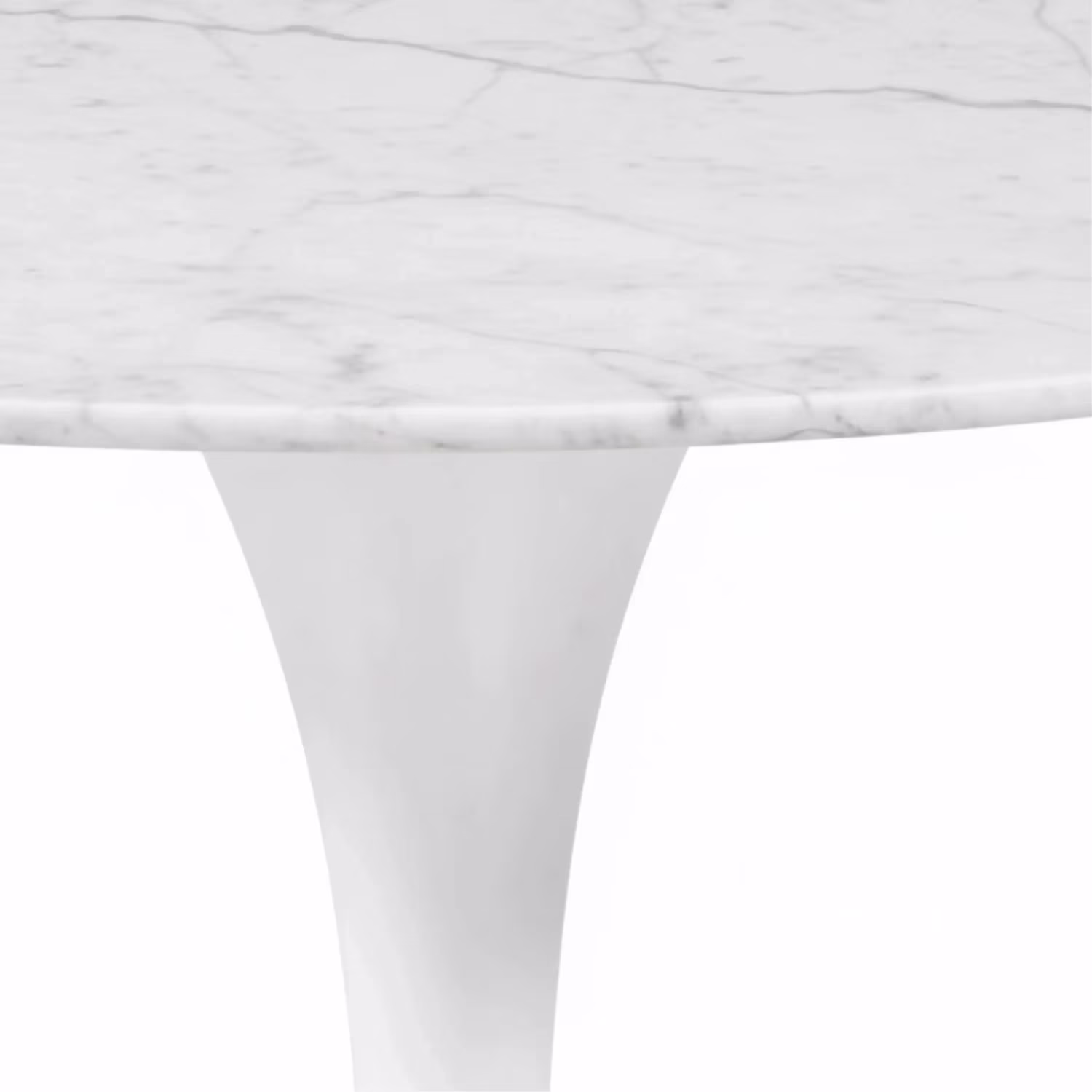 Ovale Tafel Tulip 199 cm Carrara Marmer | Saarinen Ontwerp voor Luxe Eetkamers