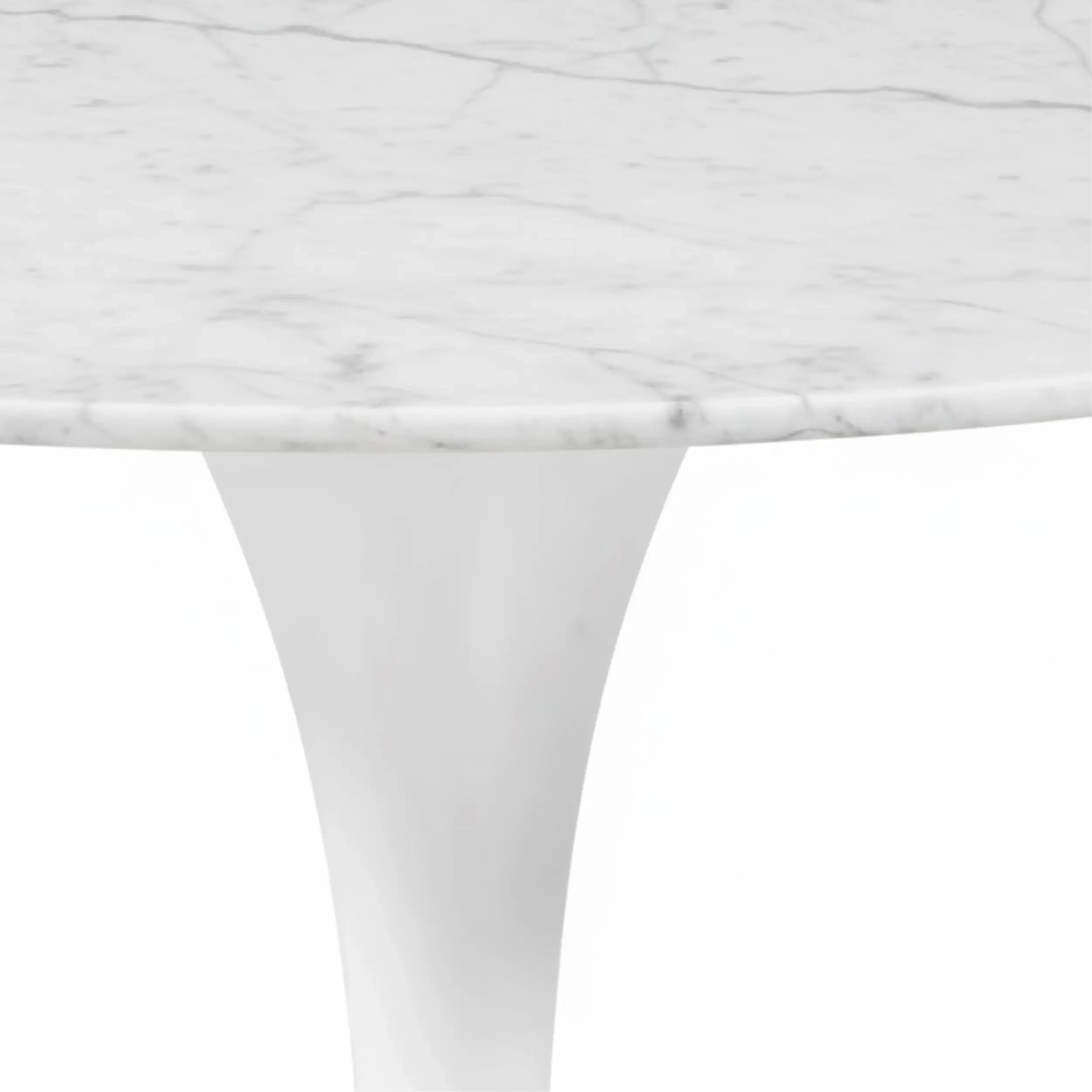 Ovalt bord Tulip 199 cm Carrara Marble | Saarinen Design för lyxiga matsalar