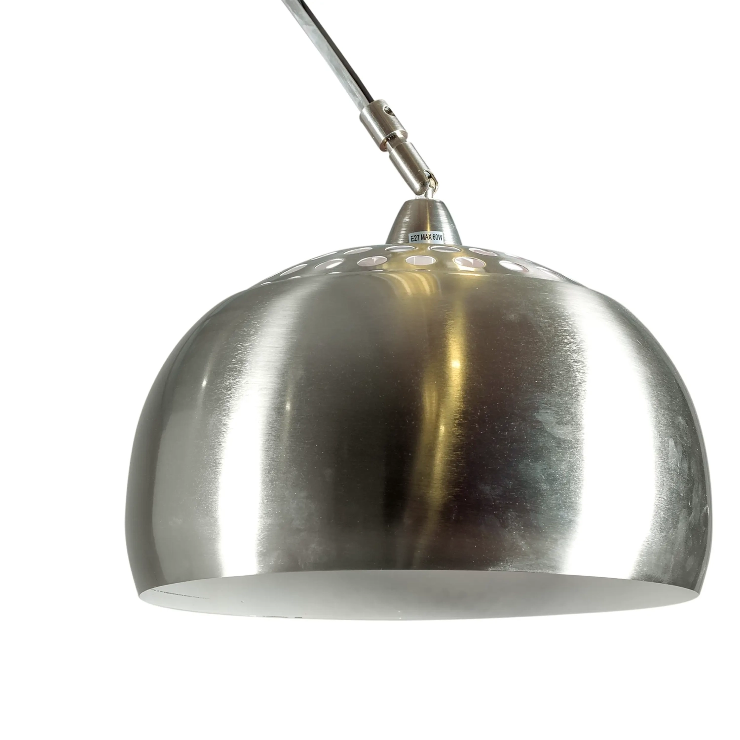 Lampadario Manhattan in acciaio e marmo di Carrara | Illuminazione moderna di design