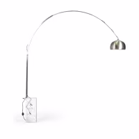 Manhattan kroonluchter in staal en Carrara marmer | Moderne designverlichting